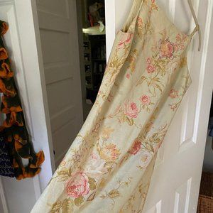 RARE Ann Taylor Floral Linen Mini Dress